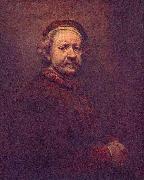REMBRANDT Harmenszoon van Rijn Dated 1669, the year he died, though he looks much older in other portraits. National Gallery USA oil painting artist